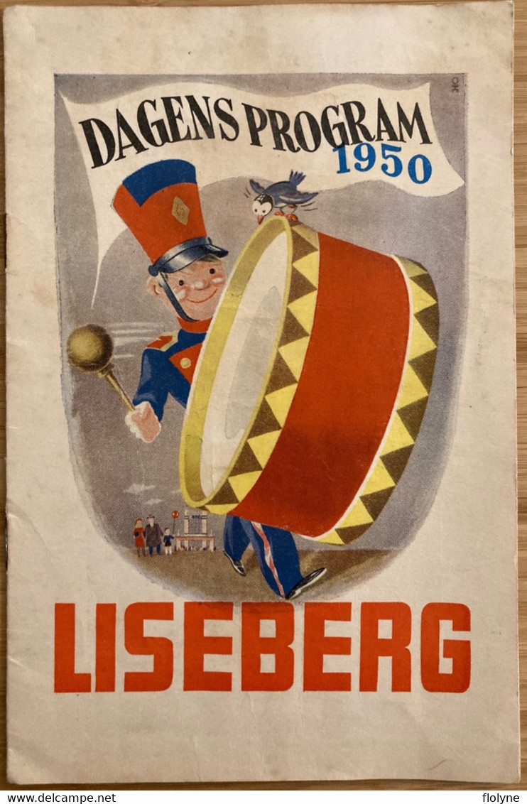 Göteborg - Programme De Théâtre Cabaret Illustré , LISEBERG 1950 - Suède Sweden - Svezia