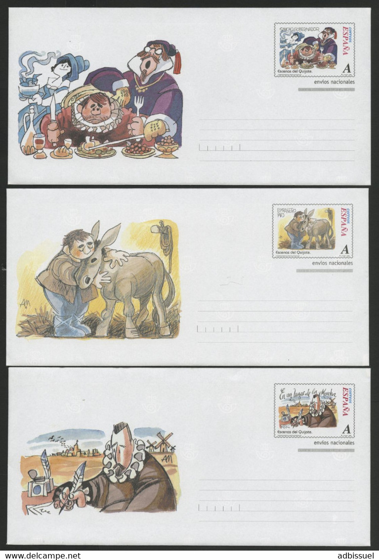 ESPAGNE DON QUICHOTTE ESCENAS DEL QUIJOTE 13 Enveloppes Neuves Différentes. TB - 1931-....