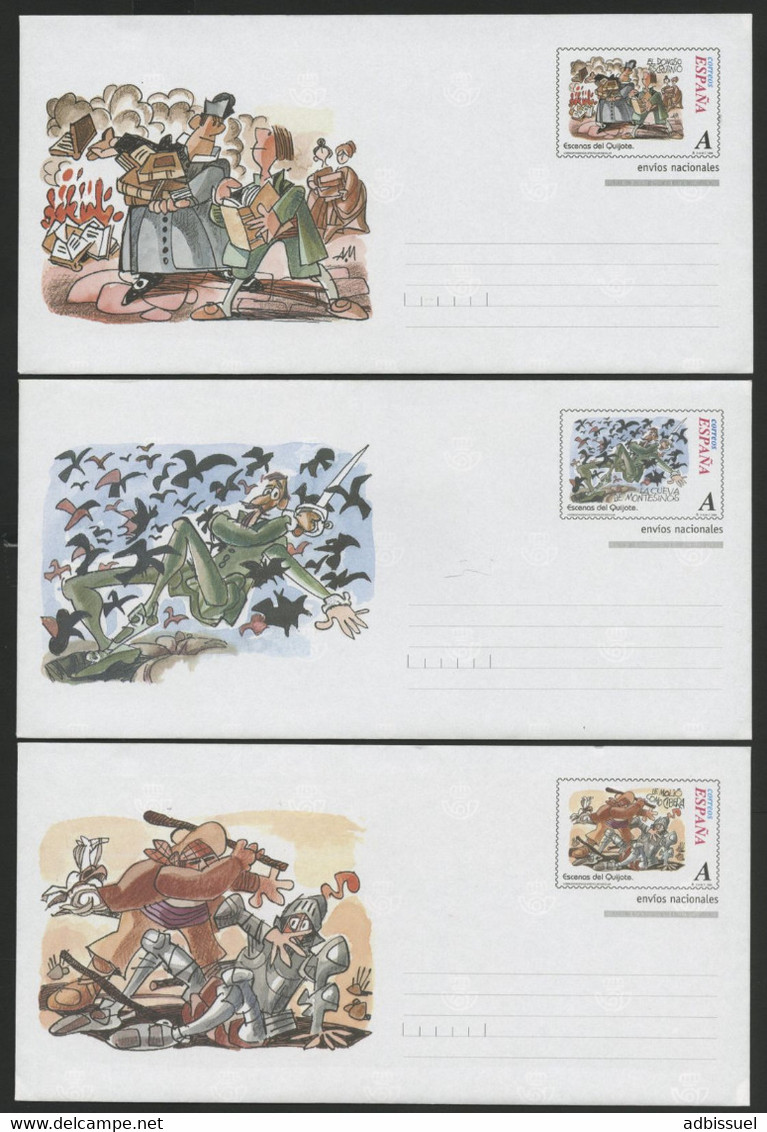 ESPAGNE DON QUICHOTTE ESCENAS DEL QUIJOTE 13 Enveloppes Neuves Différentes. TB - 1931-....