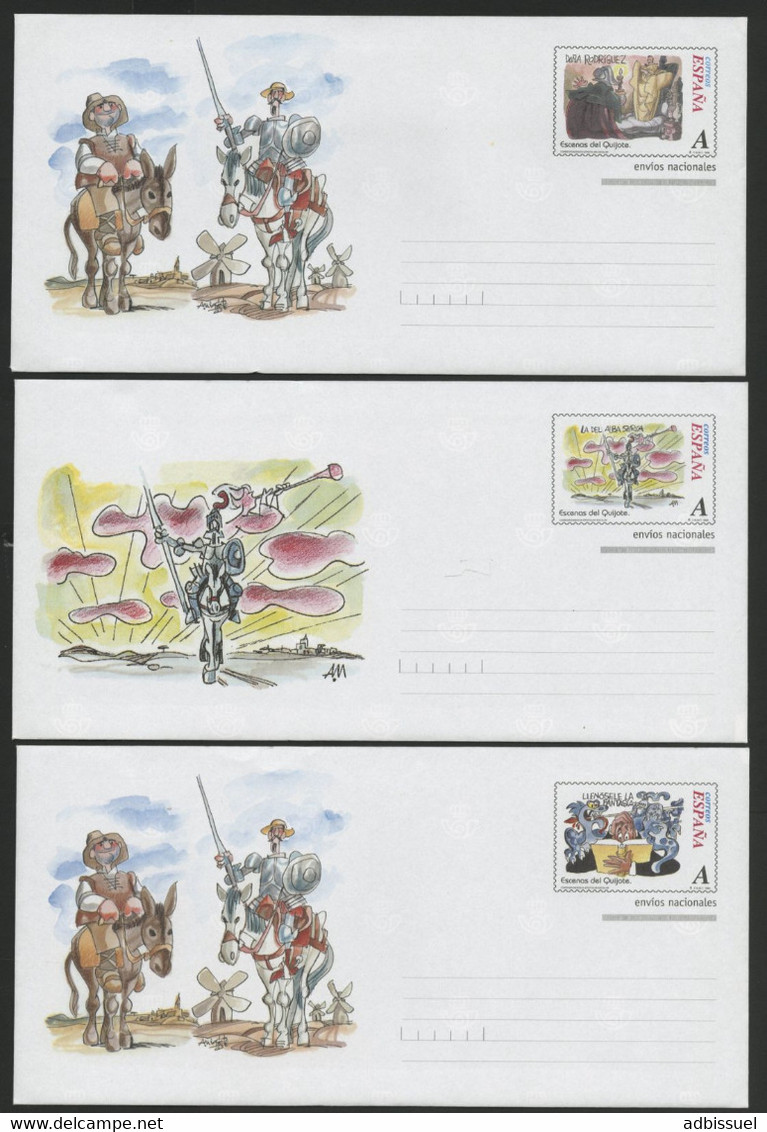 ESPAGNE DON QUICHOTTE ESCENAS DEL QUIJOTE 13 Enveloppes Neuves Différentes. TB - 1931-....