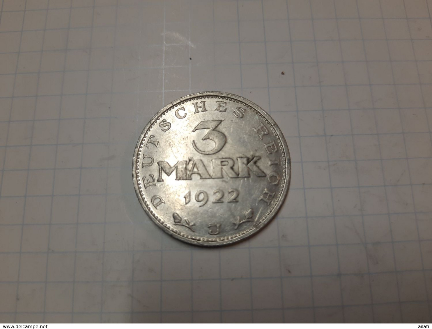 Une Pièce De 3 Mark - 3 Mark & 3 Reichsmark