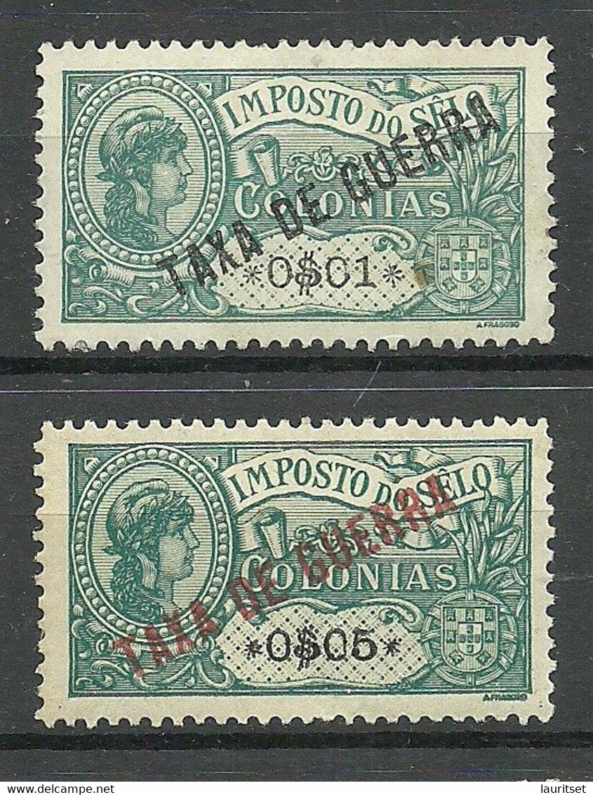 PORTUGAL África Portuguesa 1919 Imposto Do Selo Taxa De Guerra War Tax OPT, Stamps, Unused - Portuguese Africa