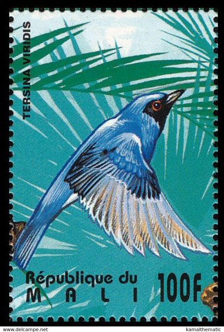 Swallow Tanager (Tersina Viridis), Birds, Mali 1995 MNH - Zwaluwen