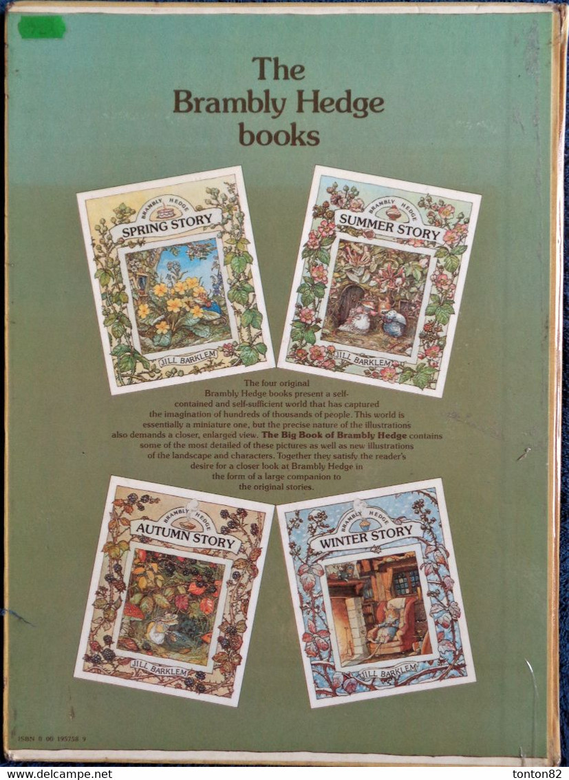 Jill Barklem - The Big Book Of Brambly Hedge - Collins - ( 1981 ) - Texte En Anglais . - Andere & Zonder Classificatie