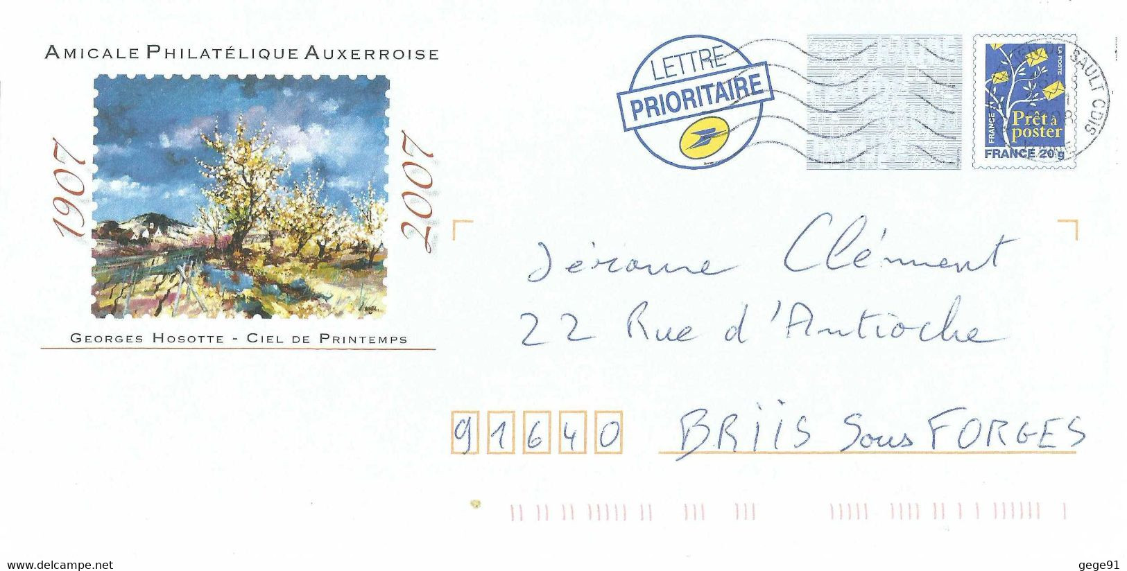 Pap Arbre à Lettres Repiqué - Peinture - Ciel De Printemps - Lot B2K/07U232 - PAP: Private Aufdrucke