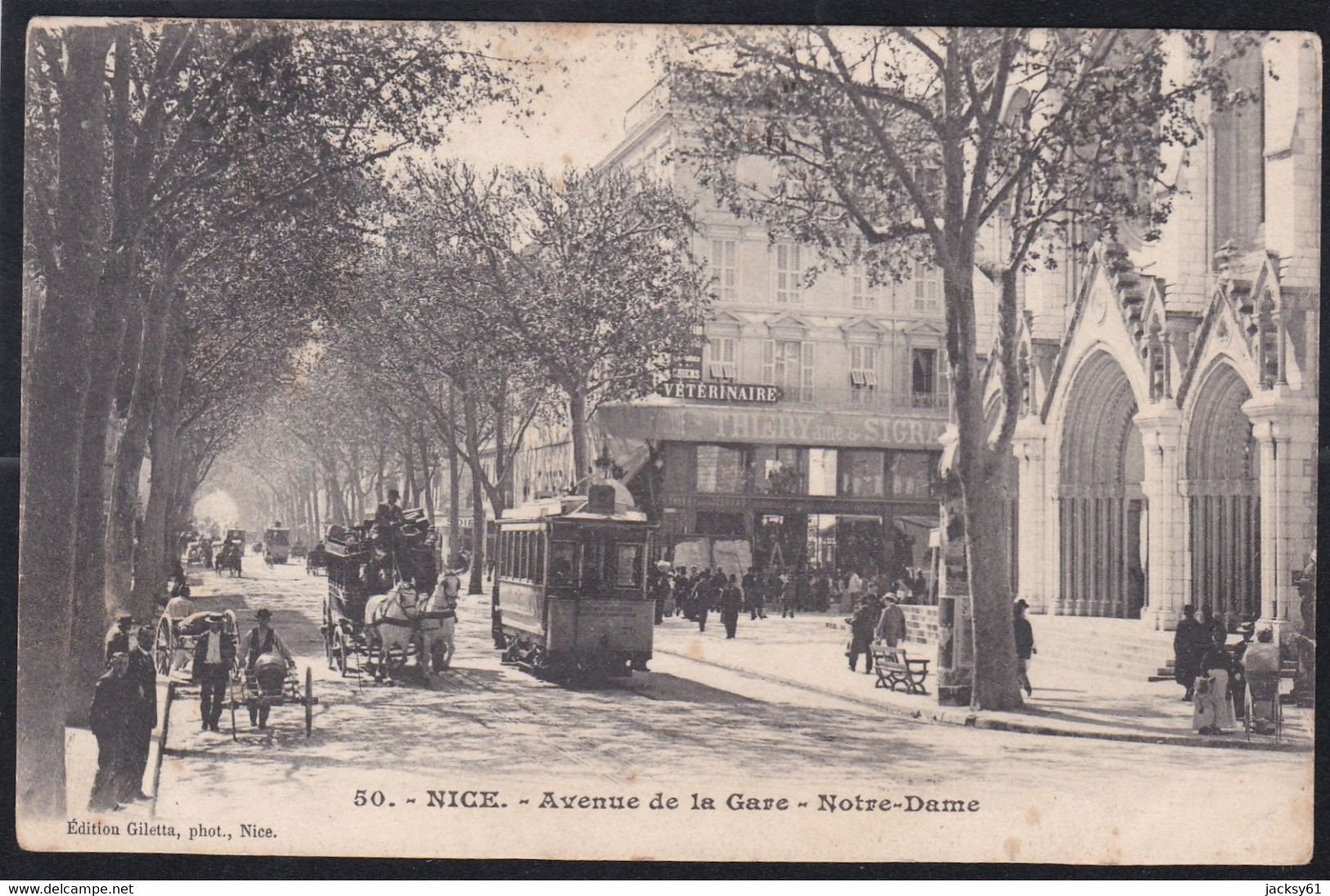 06 - Nice - Avenue De La Gare - Notre Dame - Transport Aérien - Aéroport