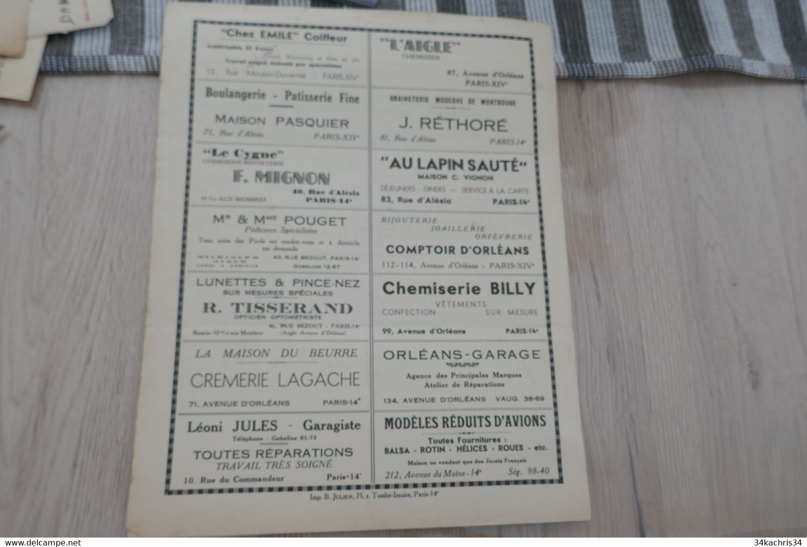 Bulletin Information Aéro Club Du 14 ème Arrondissement Paris N°28 Mai Juin 1938 Aviation Tourisme - Autres & Non Classés