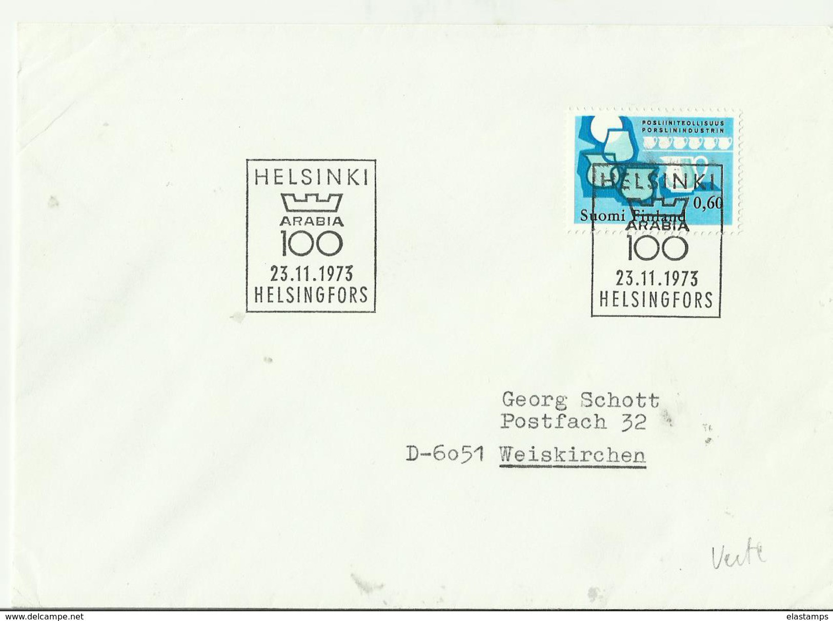 Finnland Cv Fdc 1973 - Cartas & Documentos