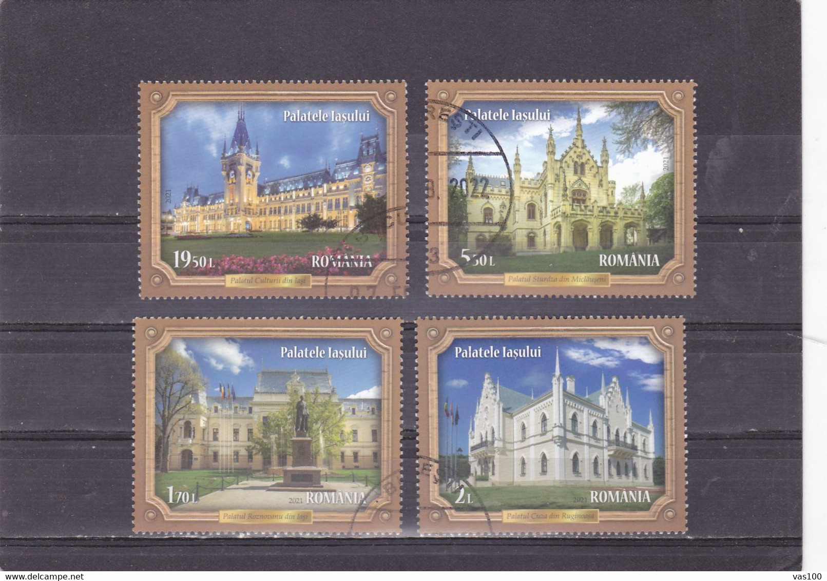 Romania 2021 Iasi Palaces 4v,USED FULL SET. - Used Stamps