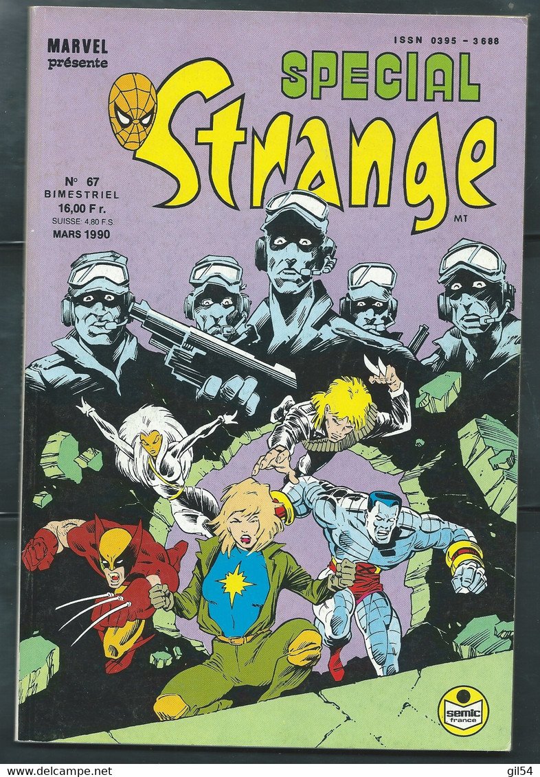 SPECIAL STRANGE N°67 - Semic 1990 - Très Bon état  -  Fau 12505 - Strange