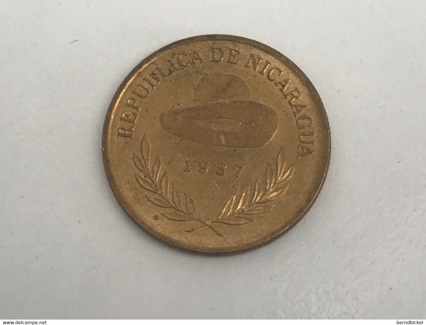 Münze Münzen Umlaufmünze Nicaragua 5 Cordobas 1987 - Nicaragua