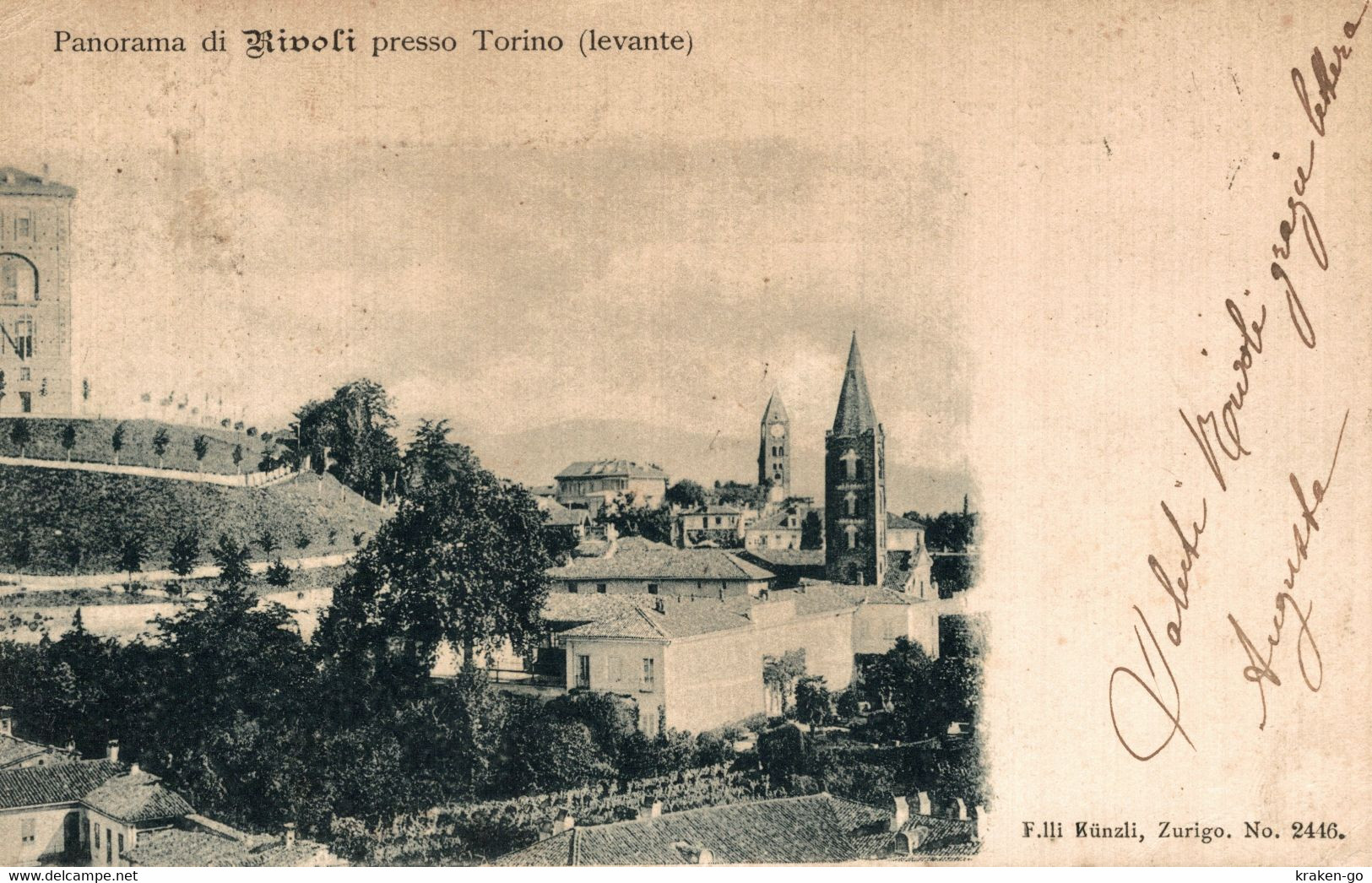 RIVOLI, Torino - Panorama - Ediz. Kunzli - VG - #044 - Rivoli