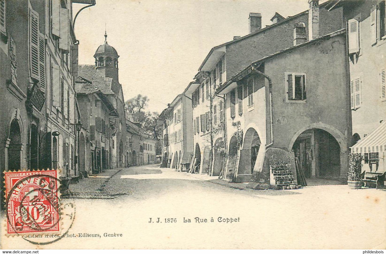 SUISSE   COPPET La Rue - Coppet