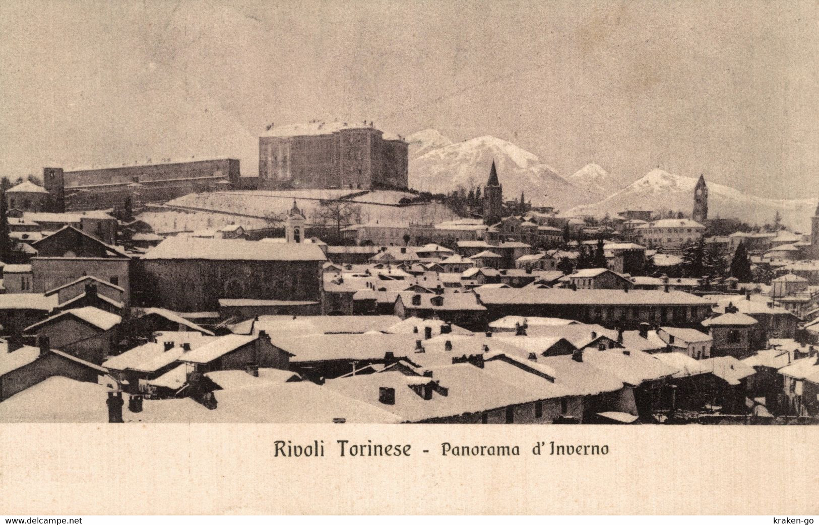 RIVOLI, Torino - Panorama Invernale - Nevicata - VG - #047 - Rivoli