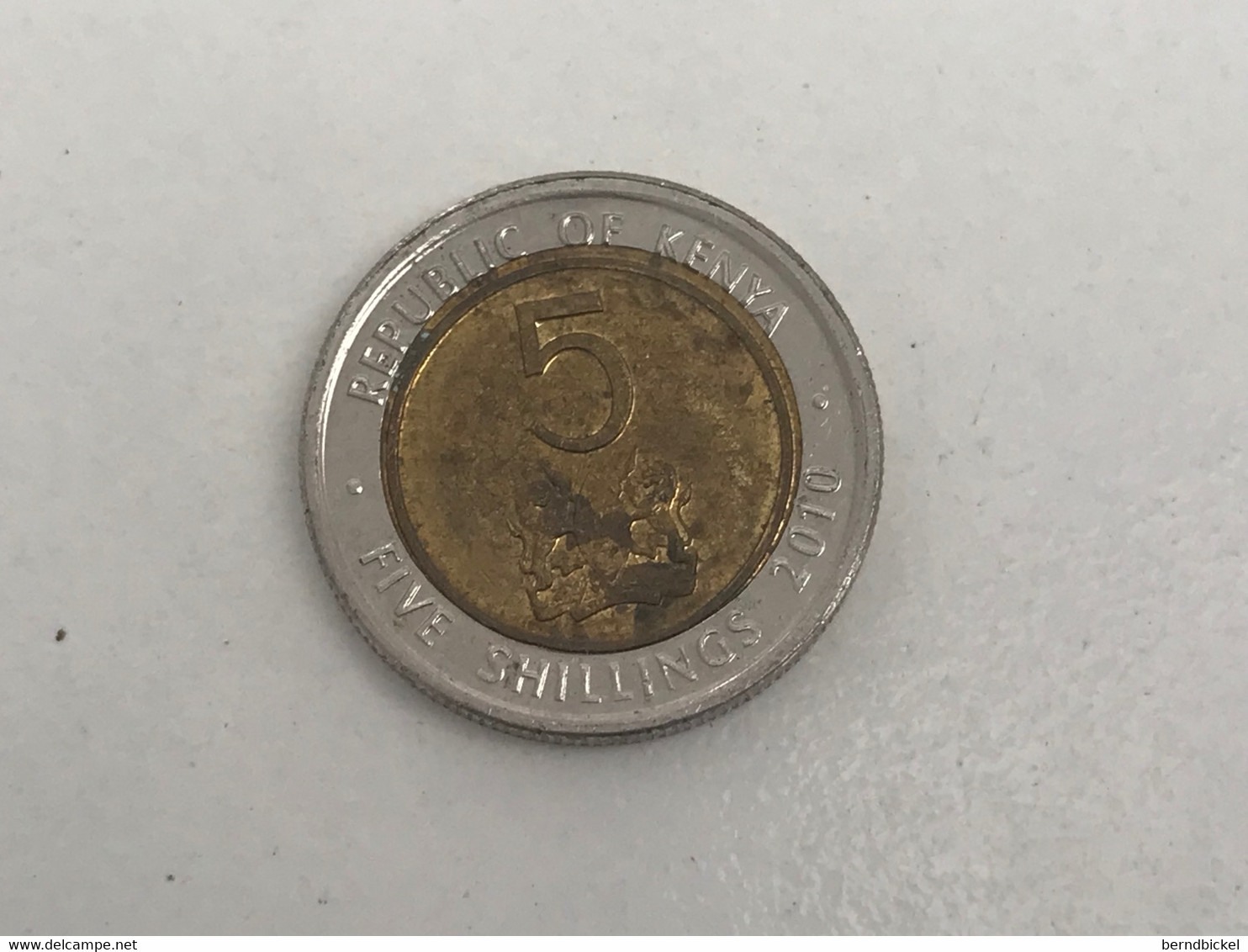 Münze Münzen Umlaufmünze Kenia 5 Shilling 2010 - Kenya