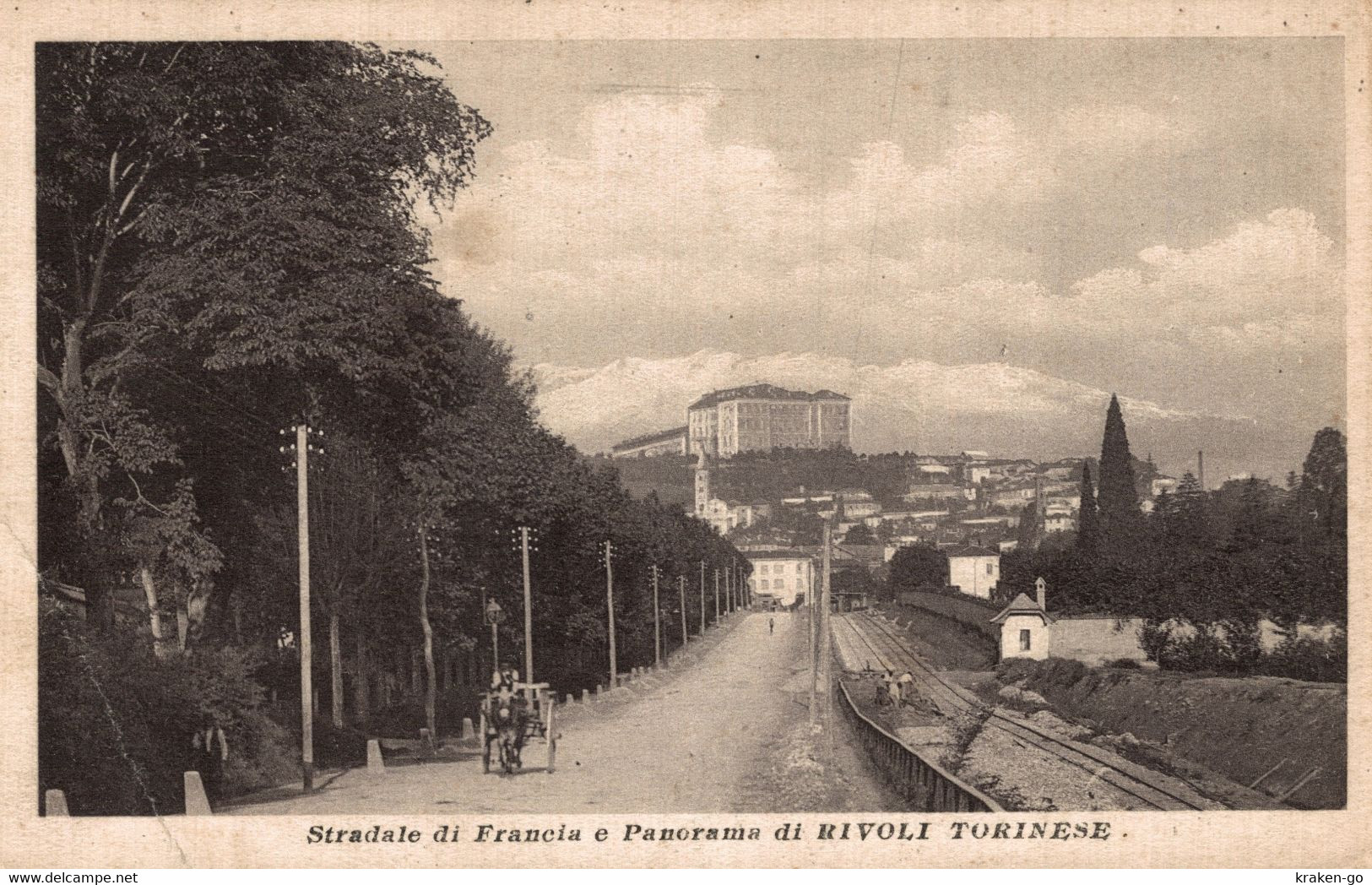 RIVOLI, Torino - Panorama - VG + Targhetta Postale - #060 - Rivoli