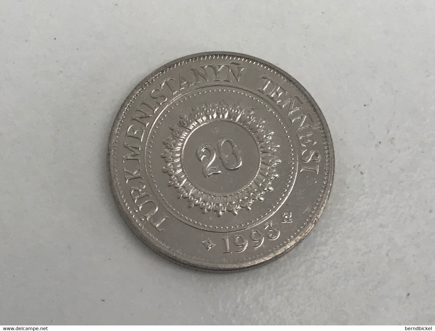 Münze Münzen Umlaufmünze Turkmenistan 20 Tenge 1993 - Turkmenistan