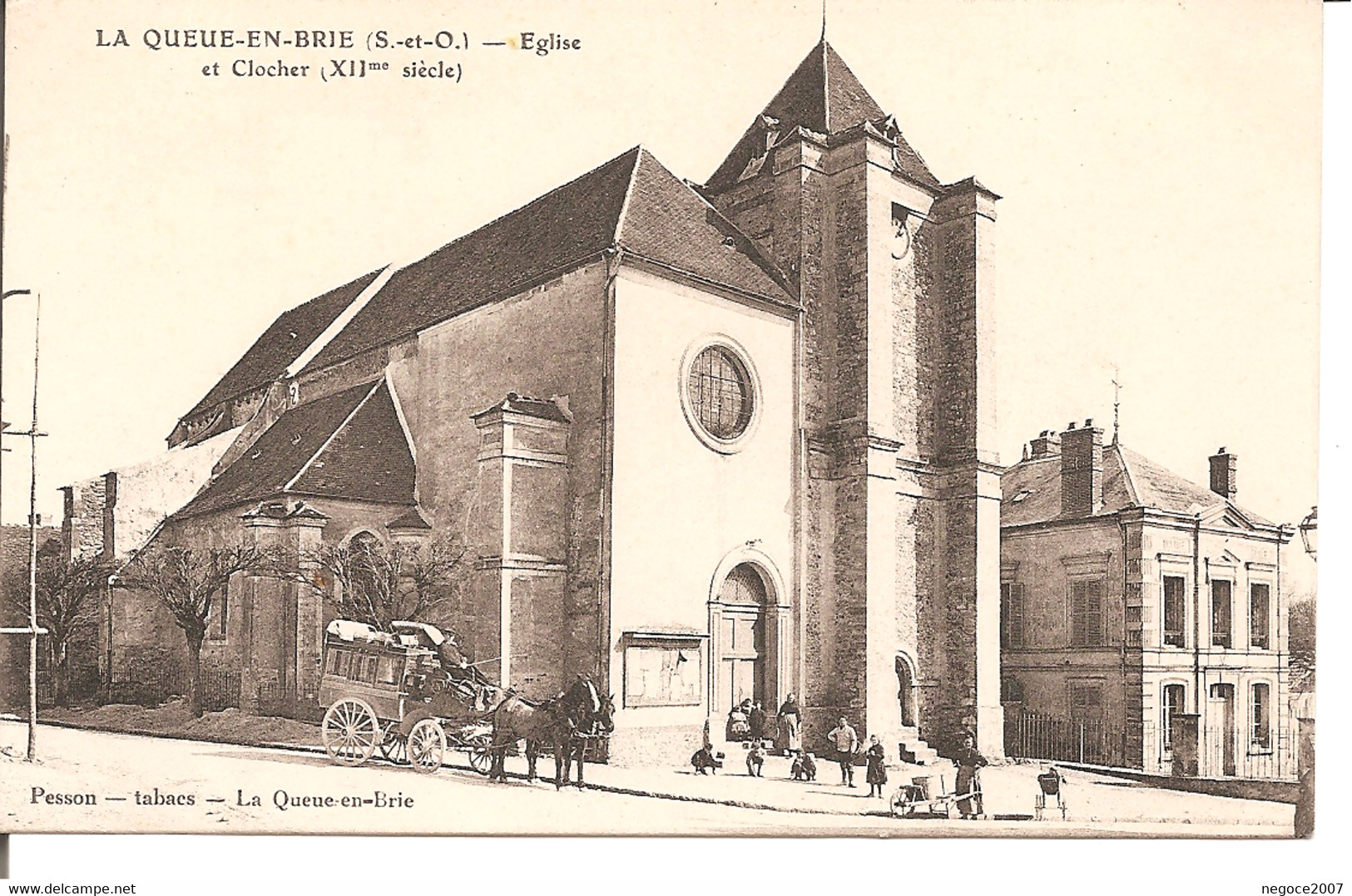 La Queue-en-Brie : L'Eglise Et Le Clocher ( XIIéme Siècle ) - La Queue En Brie