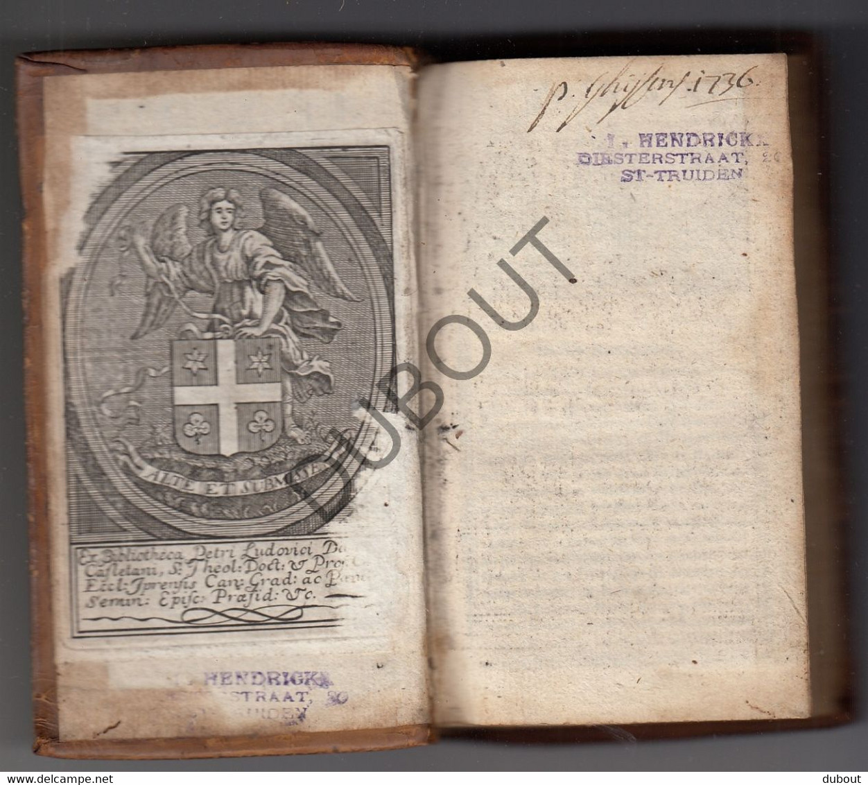 Ieper - Kalender 1709 - Ex Libris Kanunnik Alte Et Submisse  (W160) - Antique