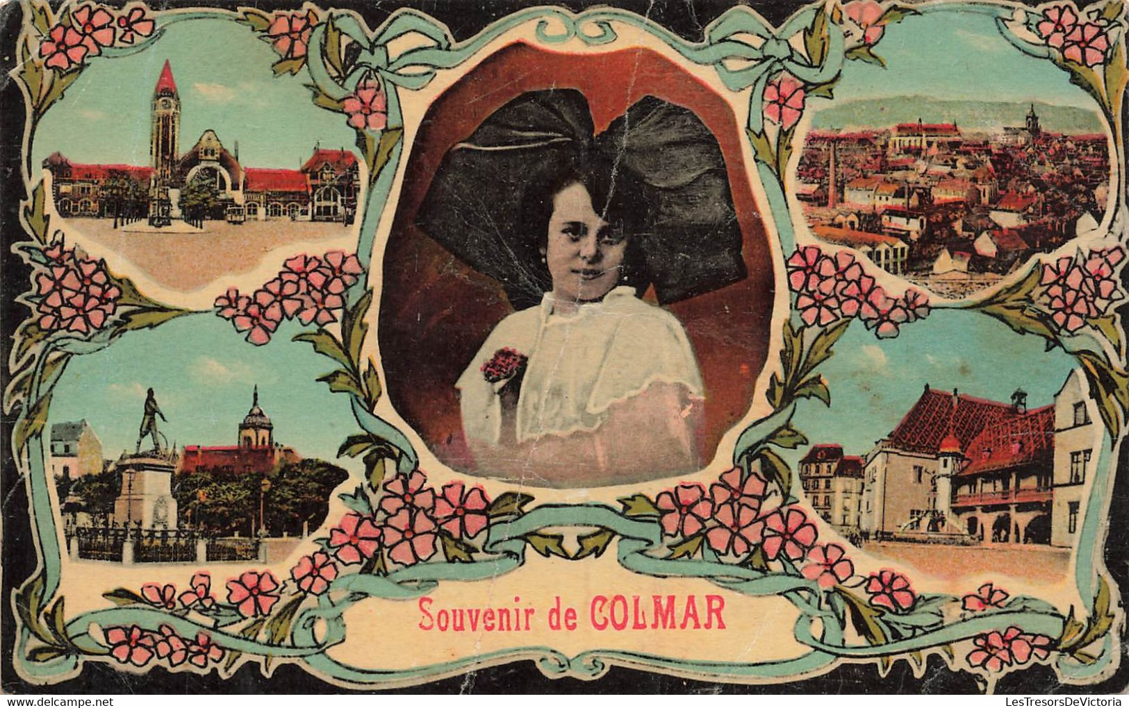 CPA Souvenir De Colmar - Carte Multivues - Gruss Aus.../ Grüsse Aus...