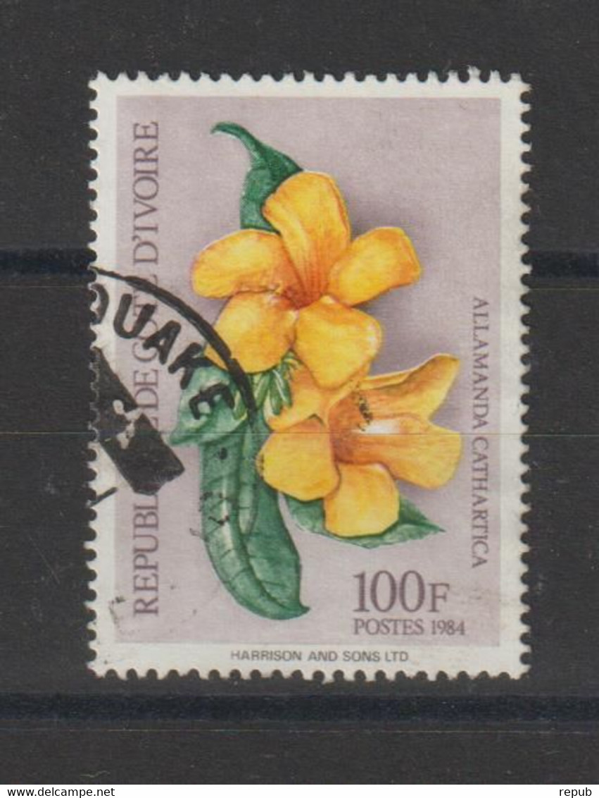 Cote D'Ivoire 1984 Fleurs 701E 1 Val Oblit Used - Côte D'Ivoire (1960-...)