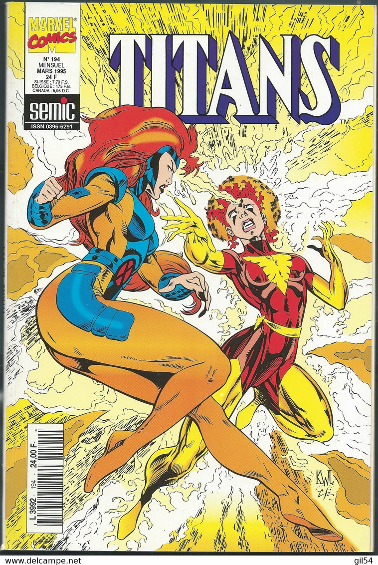 TITANS ° N° 194  MARS 1995  FAU 13002 - Titans