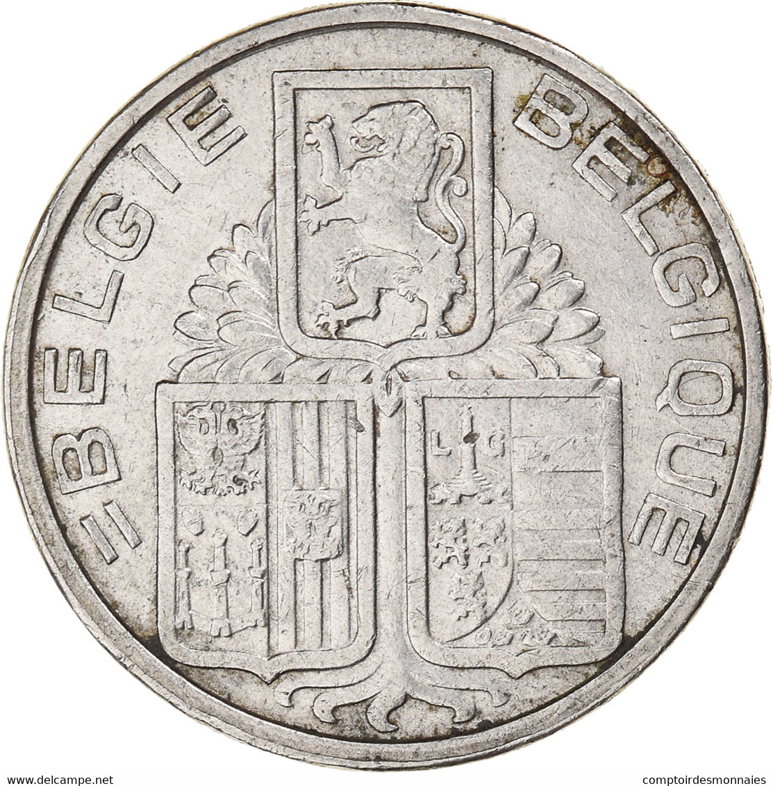 Monnaie, Belgique, Léopold III, 5 Francs, 5 Frank, 1939, TTB, Nickel, KM:117.2 - 5 Francs