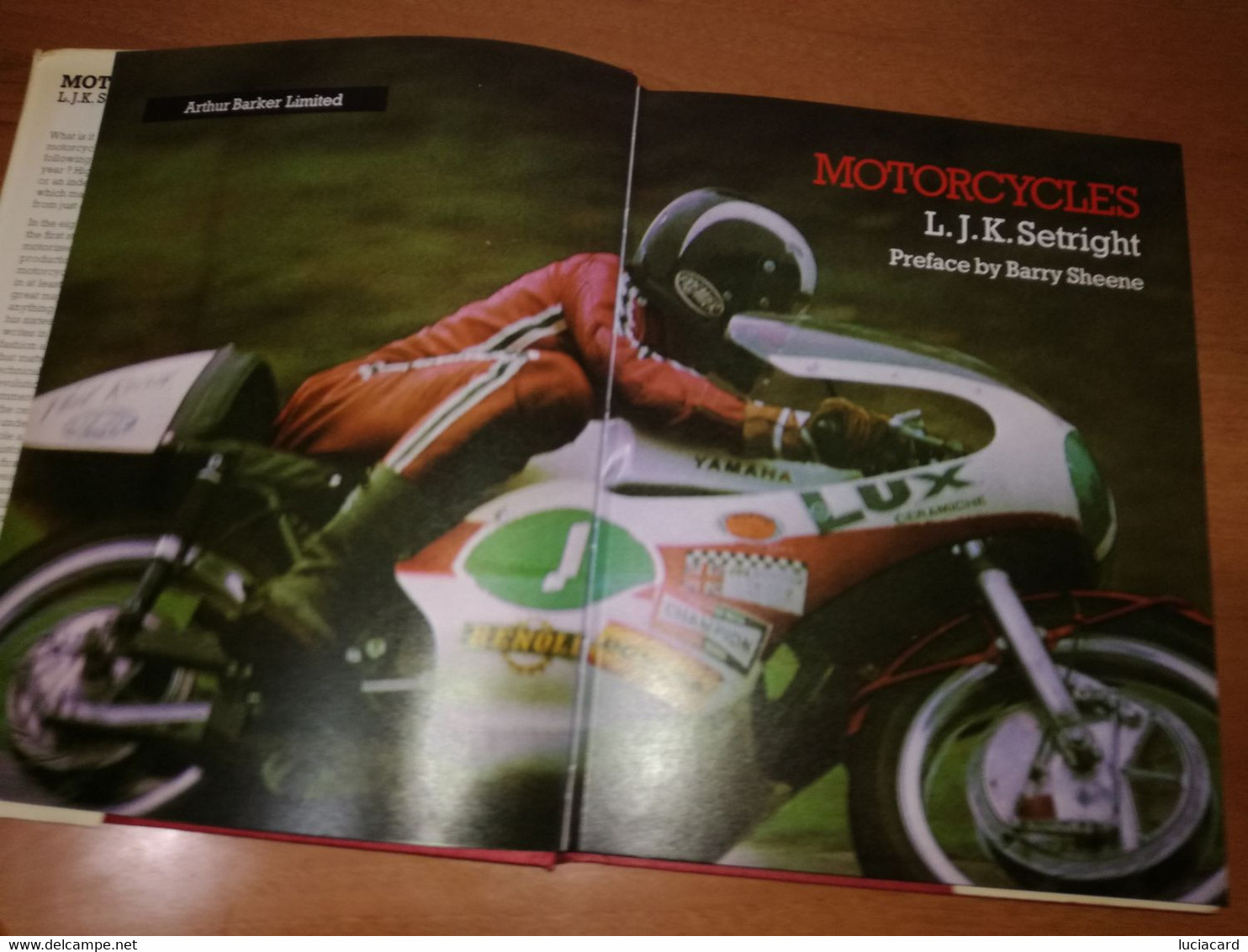 MOTORCYCLES-L. J. K. SETRIGHT 1976 ARTHUR BARKER LIMITED-MOTOCICLISMO - Sports