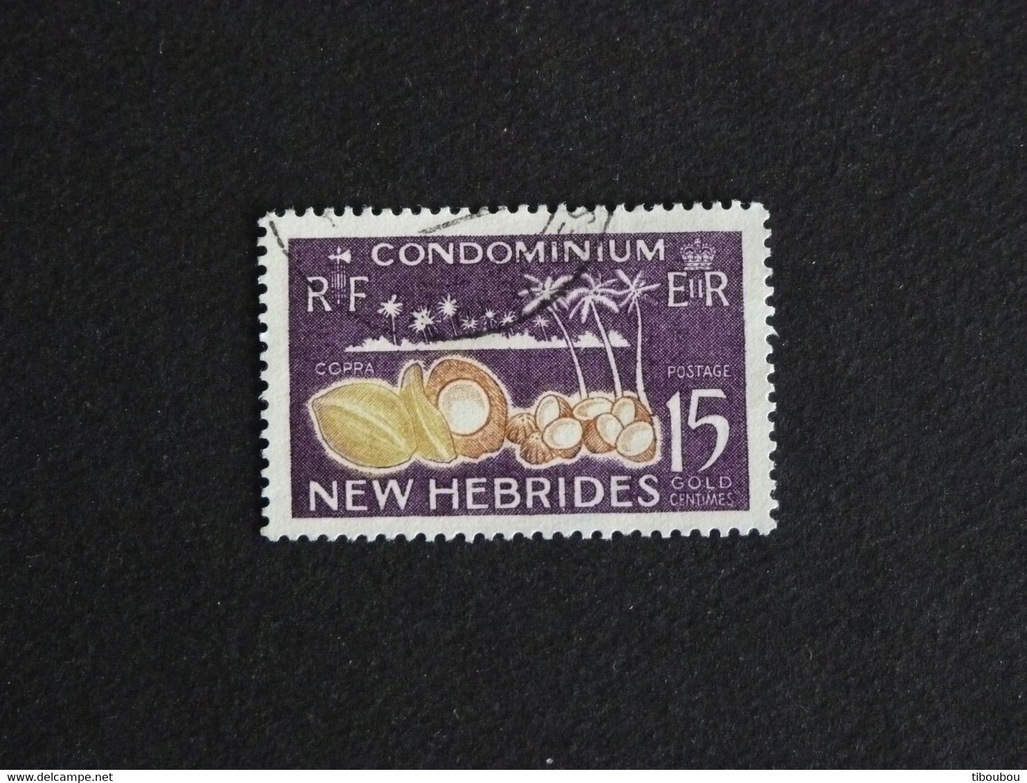 NOUVELLES NEW HEBRIDES YT 207 OBLITERE - COPRAH - Used Stamps