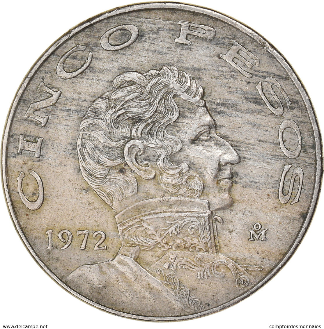 Monnaie, Mexique, 5 Pesos, 1972, Mexico City, TTB, Cupro-nickel, KM:472 - Mexique