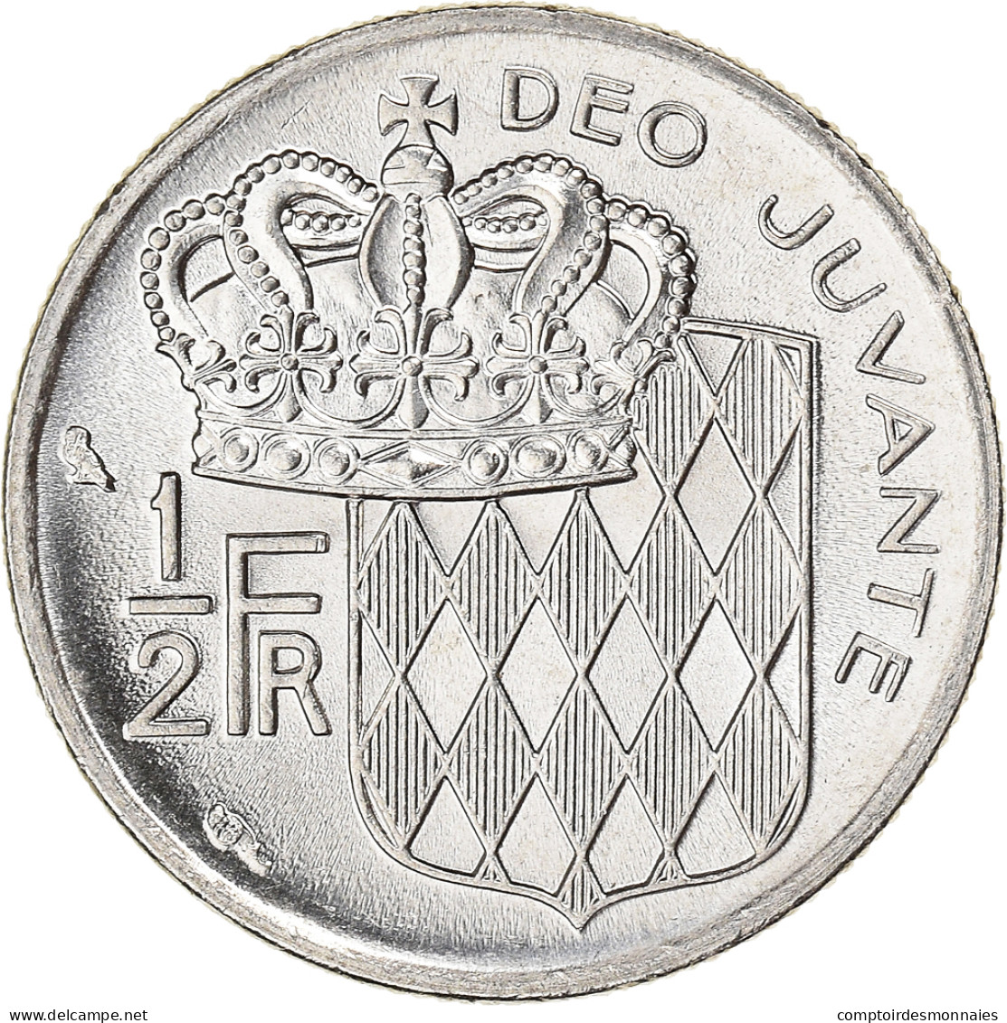 Monnaie, Monaco, Rainier III, 1/2 Franc, 1974, SPL, Nickel, Gadoury:MC 149 - 1960-2001 Nouveaux Francs