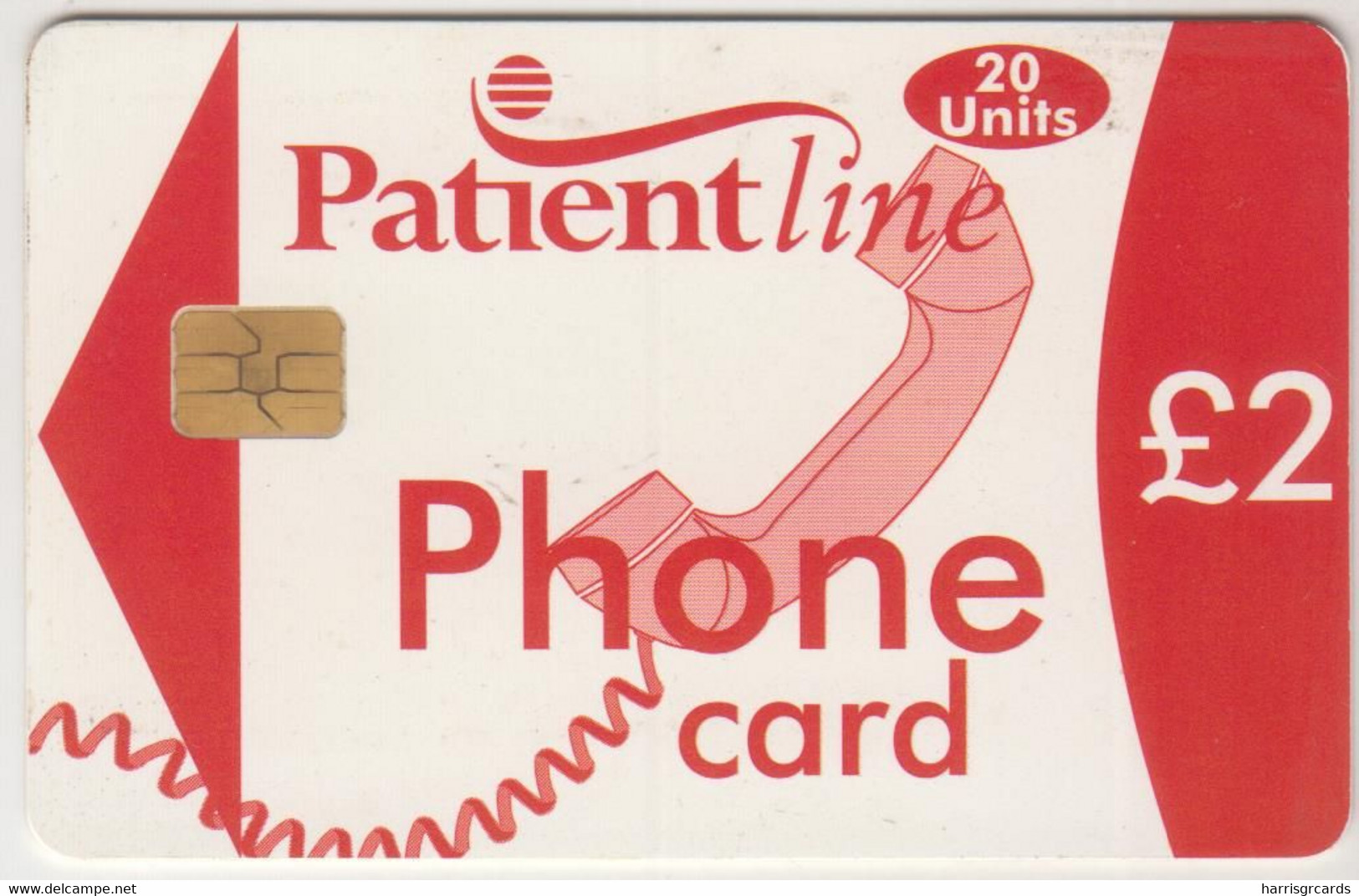 UK - Telephoning, Patientline , CN:1PLFFE, At The Bottom, 2 £, Used - [ 8] Companies Issues