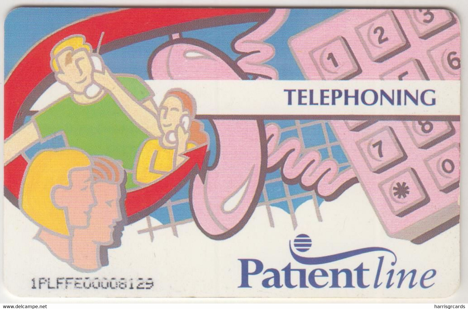 UK - Telephoning, Patientline , CN:1PLFFE, At The Bottom, 2 £, Used - [ 8] Firmeneigene Ausgaben