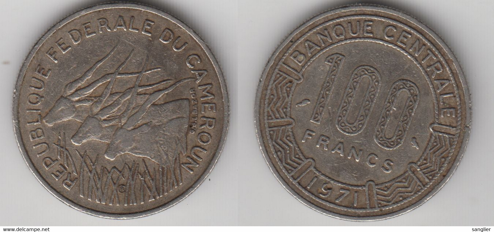 CAMEROUN - 100 FRS 1971 - Cameroun