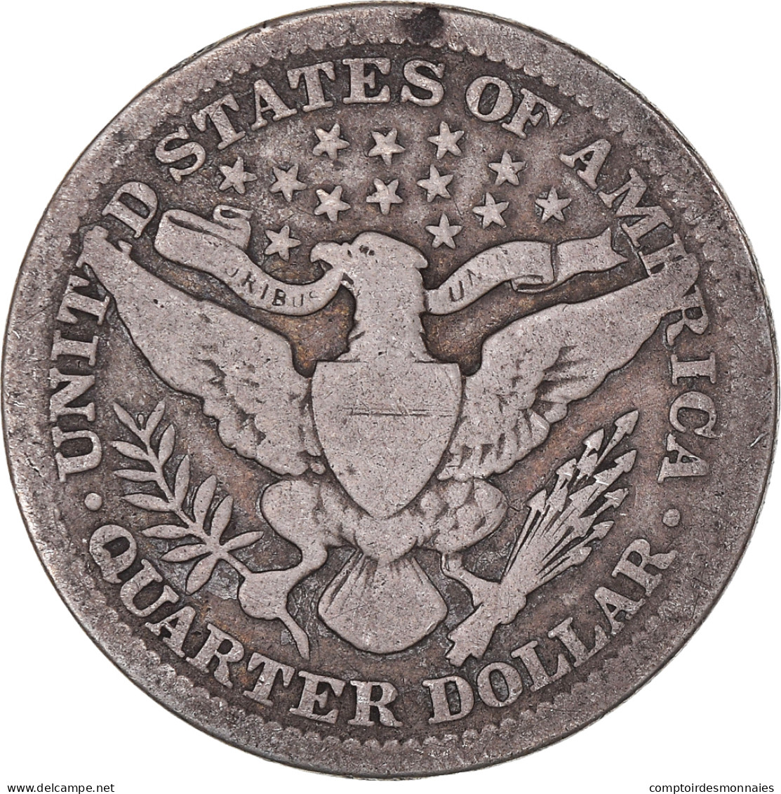 Monnaie, États-Unis, Barber Quarter, Quarter, 1904, U.S. Mint, Philadelphie - 1892-1916: Barber