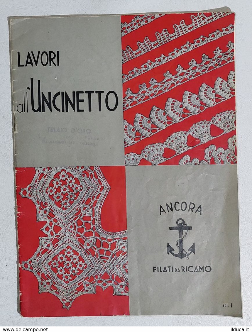 I119986 Lavori All'uncinetto Vol. 1 - Ancora - Filati Da Ricamo - Point De Croix