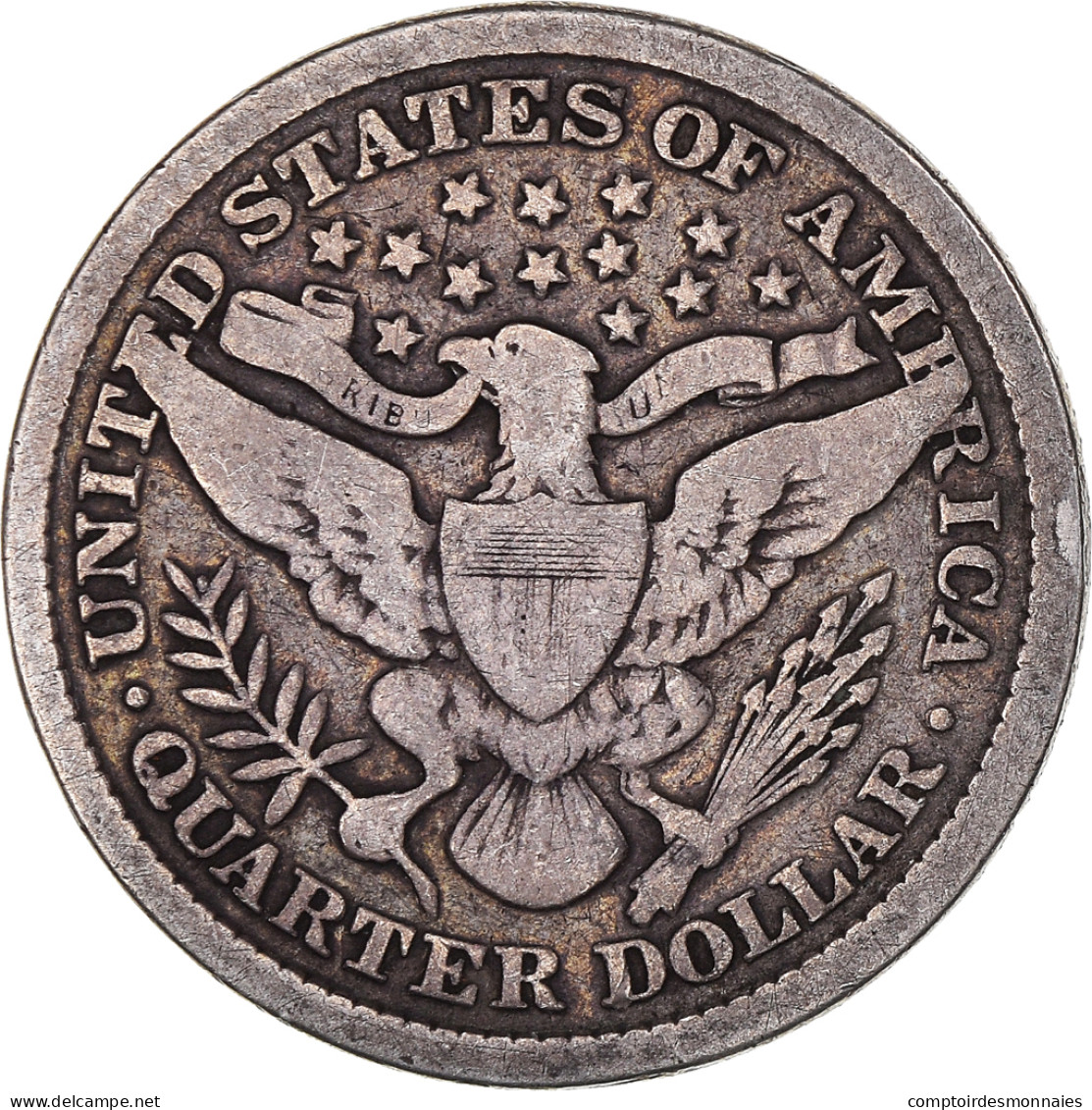 Monnaie, États-Unis, Barber Quarter, Quarter, 1898, U.S. Mint, Philadelphie - 1892-1916: Barber