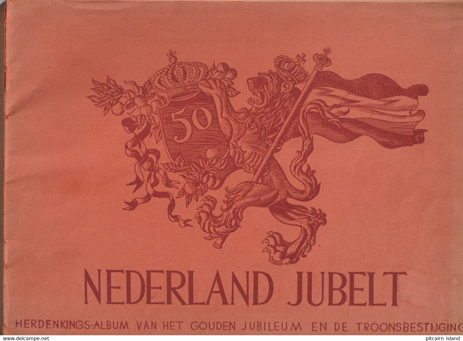 Nederland Jubelt Herdenkingsalbum Troonbestijging 1948 - Antique