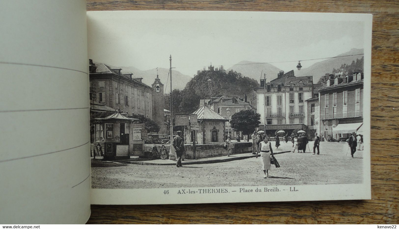 bloc de 20 cartes , d'ax-les-thermes