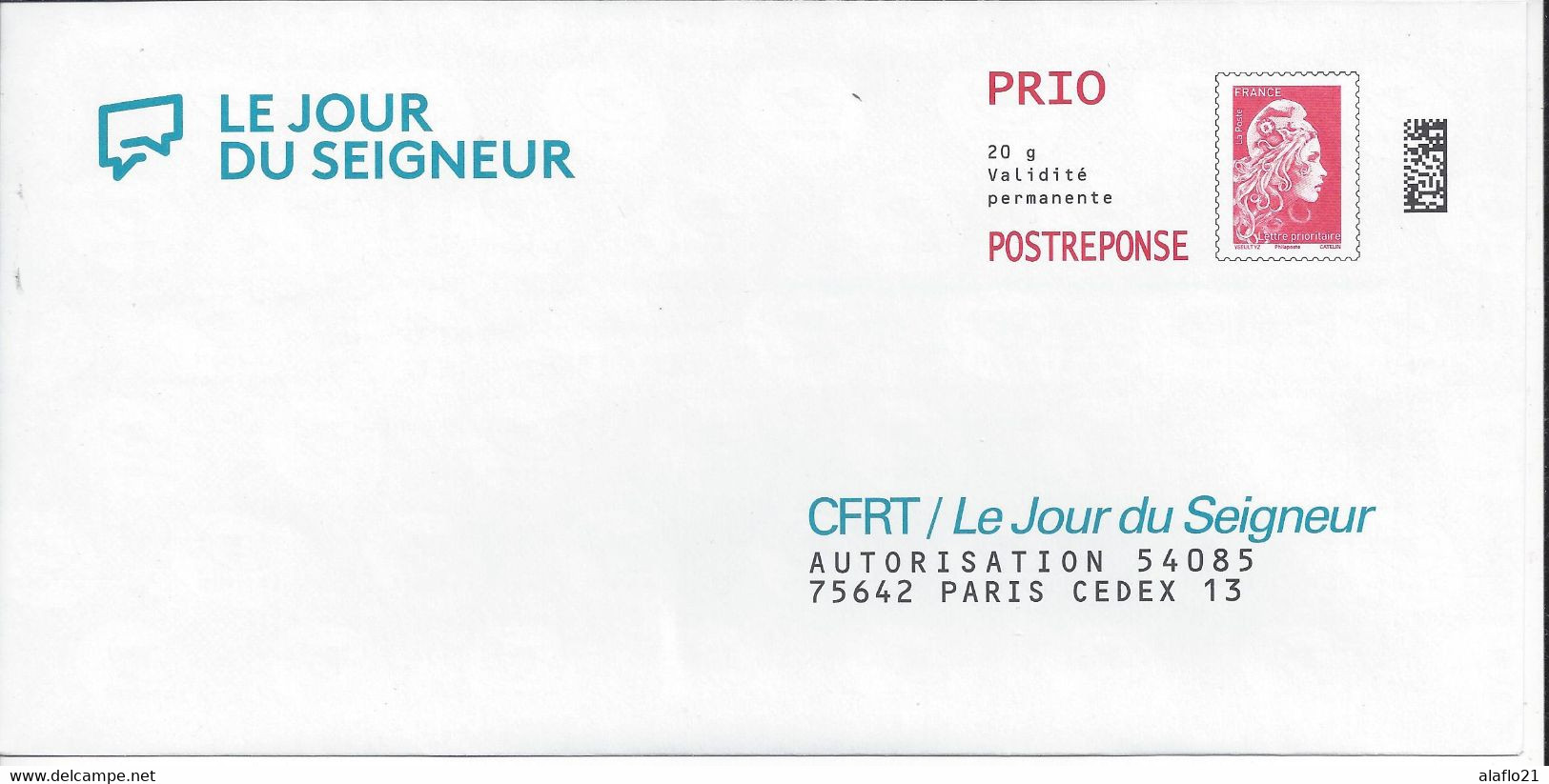 POSTREPONSE PRIO - MARIANNE L'ENGAGEE - CFRT/Le JOUR Du SEIGNEUR - Prêts-à-poster:reply