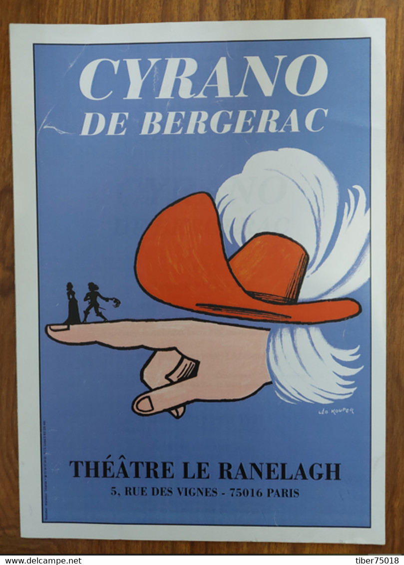 Dossier De Presse 10 Pages (21 X 29,7) Cyrano De Bergerac (Théâtre Le Ranelagh) Illustration : Léo Kouper - Kouper