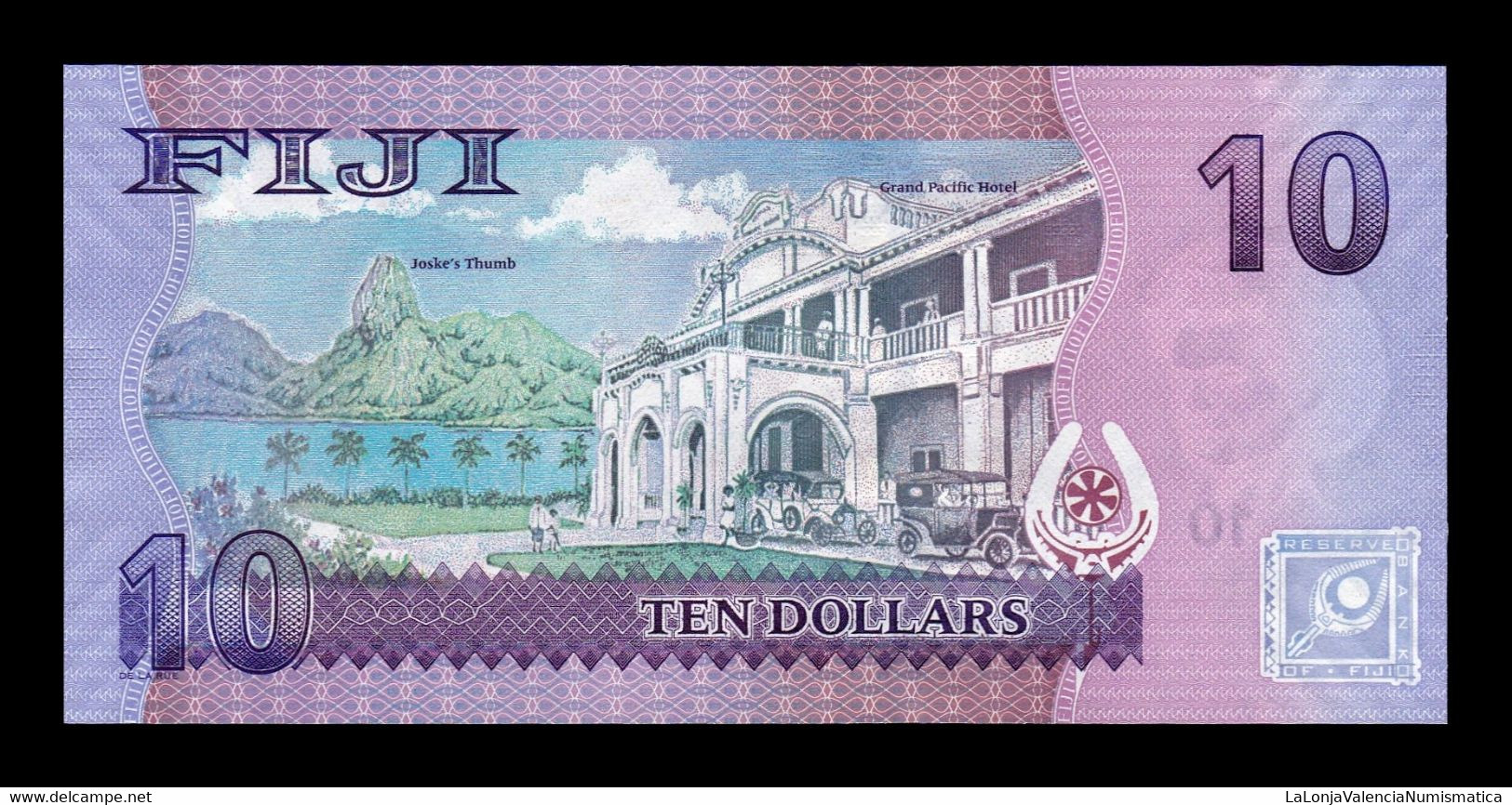 Fiji 10 Dollars 2012 Pick 116 SC UNC - Fidschi