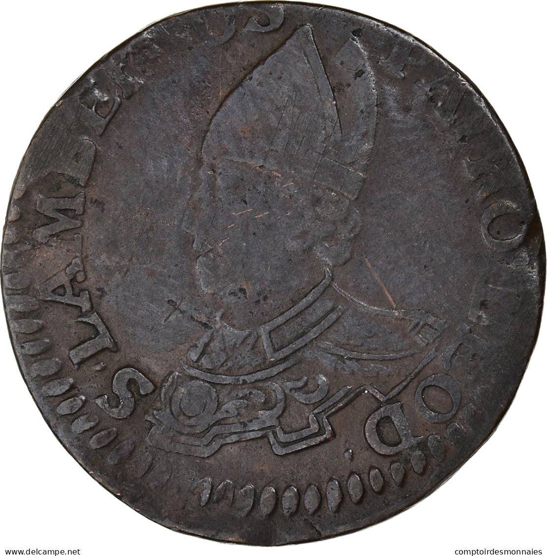 Monnaie, Liège, Sede Vacante, Liard, 1744, Liege, TB+, Cuivre, KM:144 - Sonstige & Ohne Zuordnung
