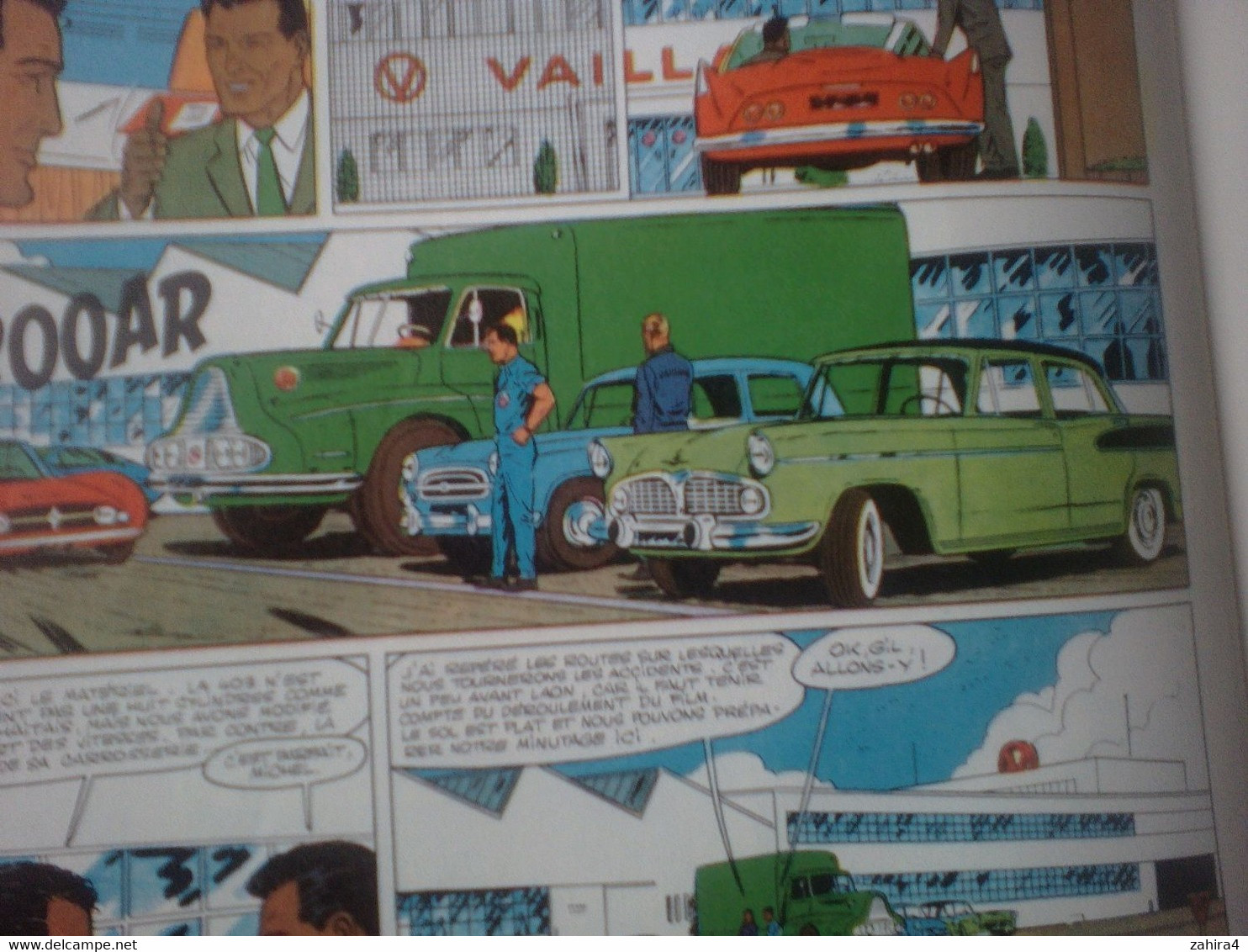 Jean Graton - Les casse-cou - Histoire du journal de Tintin 403 Peugeot Simca 1000 Baulieu Conseils cascade Gil Delamare