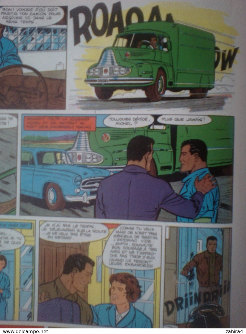 Jean Graton - Les casse-cou - Histoire du journal de Tintin 403 Peugeot Simca 1000 Baulieu Conseils cascade Gil Delamare