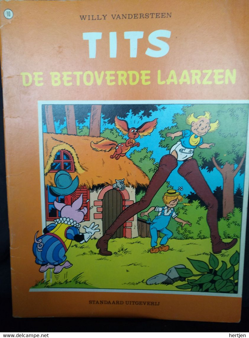 De Betoverde Laarzen / Druk 1 Tits 10 - Willy Vandersteen - Standaard Uitgaven - Tits