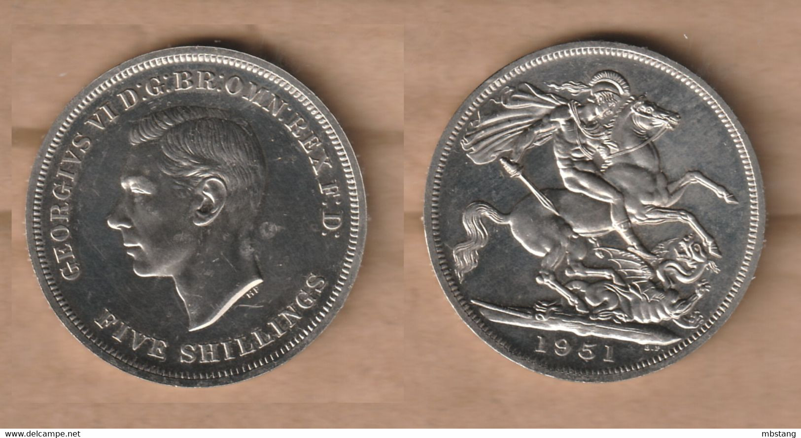 GRAN BRETAÑA   5 Shillings  (Festival Of Britain) 1951 Festival Of Britain, Copper-nickel • 28.28 G • ⌀ 38.61 Mm KM# 880 - Other & Unclassified
