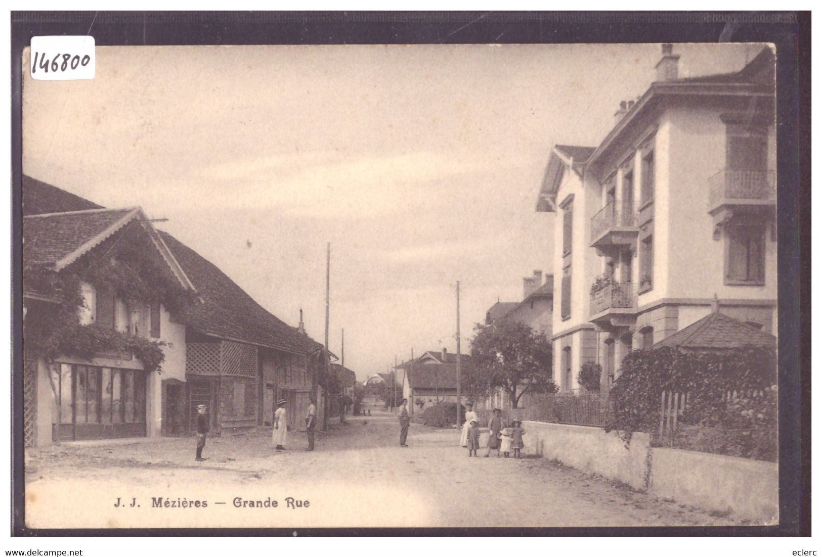 DISTRICT D'ORON - MEZIERES - GRAND RUE - TB - Jorat-Mézières