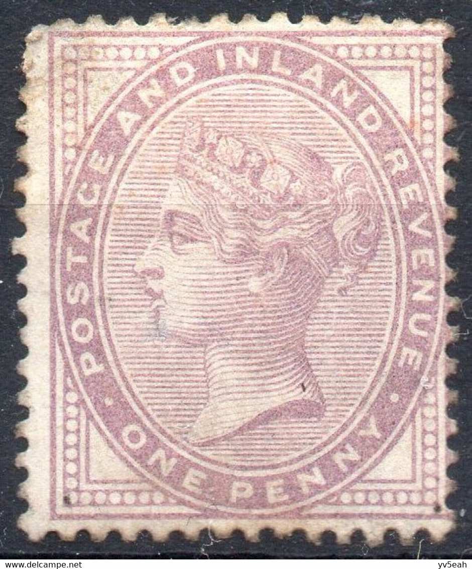 GREAT BRITAIN/1881/MNG/SC#89/QUEEN VICTORIA  / 1P LILAC / THIN TOP LEFT CORNER /16 DOTS - Nuovi