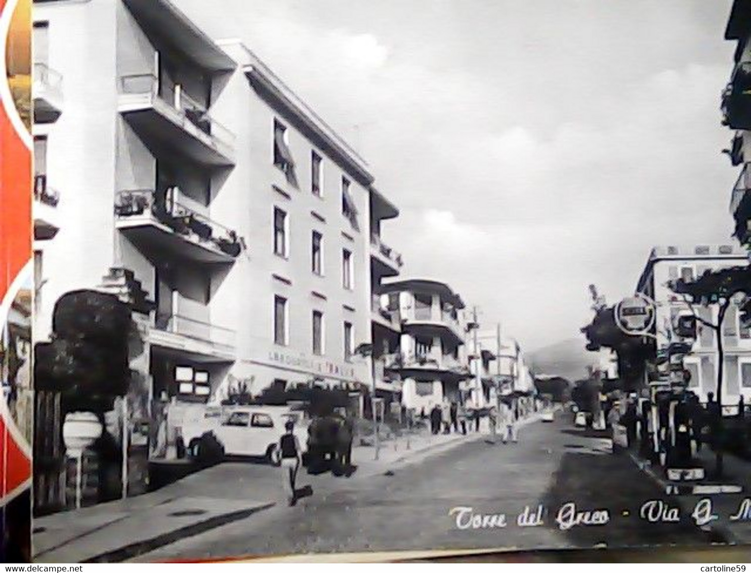 TORRE DEL GRECO VIA MARCONI  LABORATORIO SALUS  DISTRIBUTORE SHELL VB1967 IW2069 - Torre Del Greco